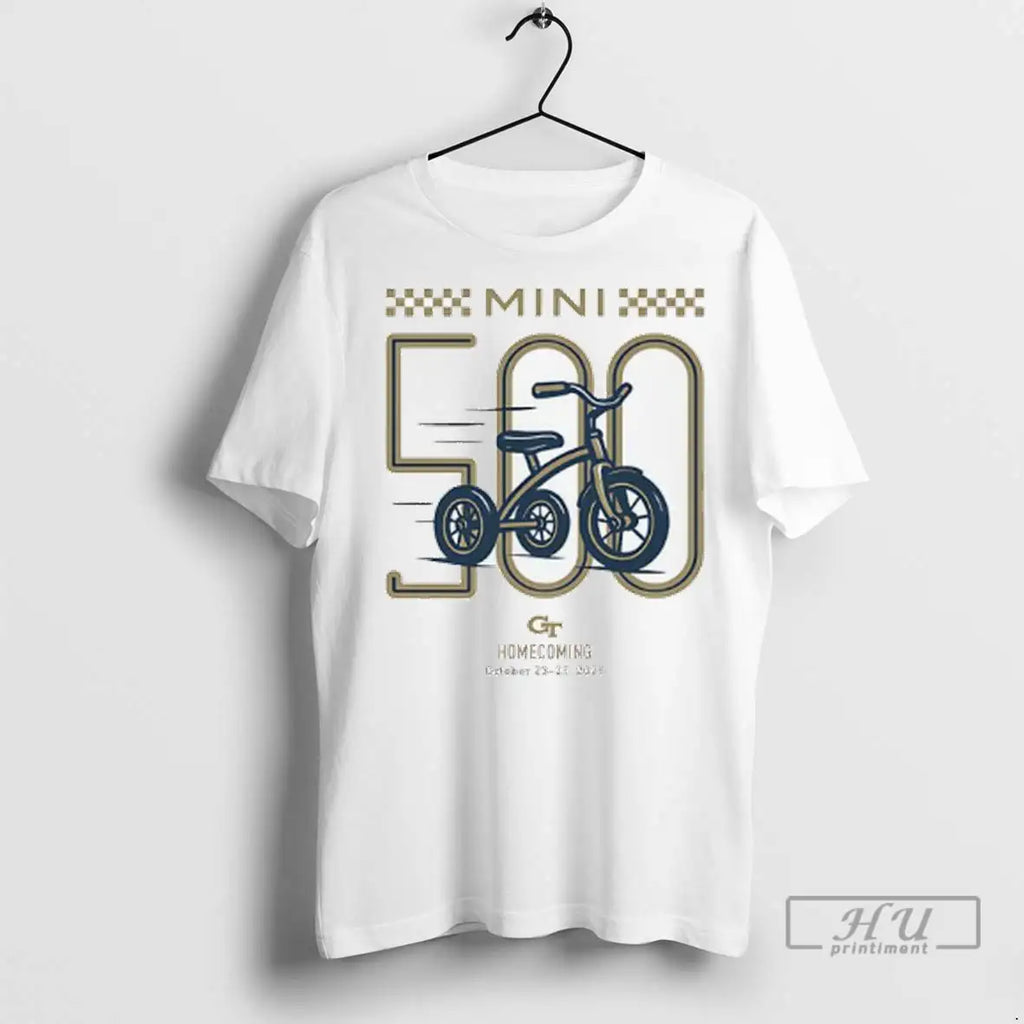Officials Georgia Tech Mini 500 Tricycle Race Homecoming October 23 25 2025 Event T Shirts