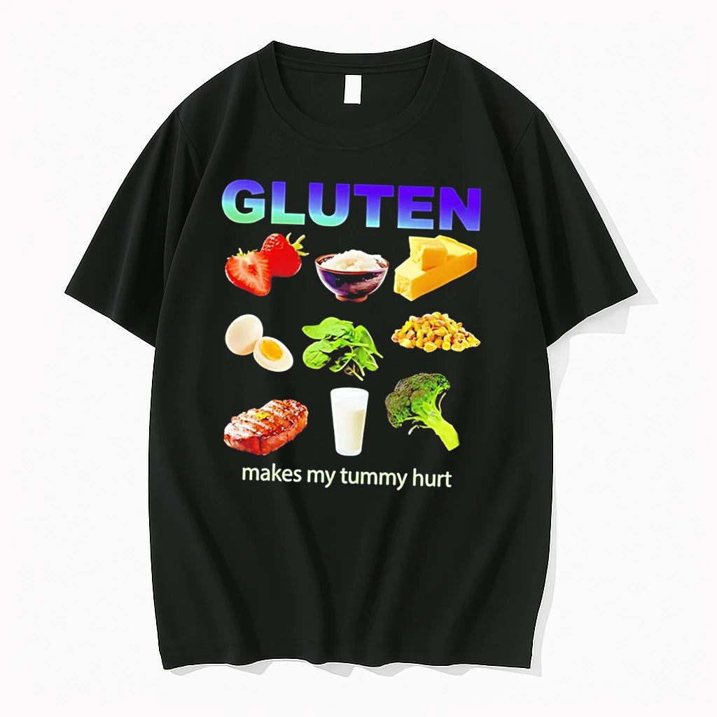 Officials Gluten Makes My Tummy Hurt Celiac Disease Tee Premium T Shirt