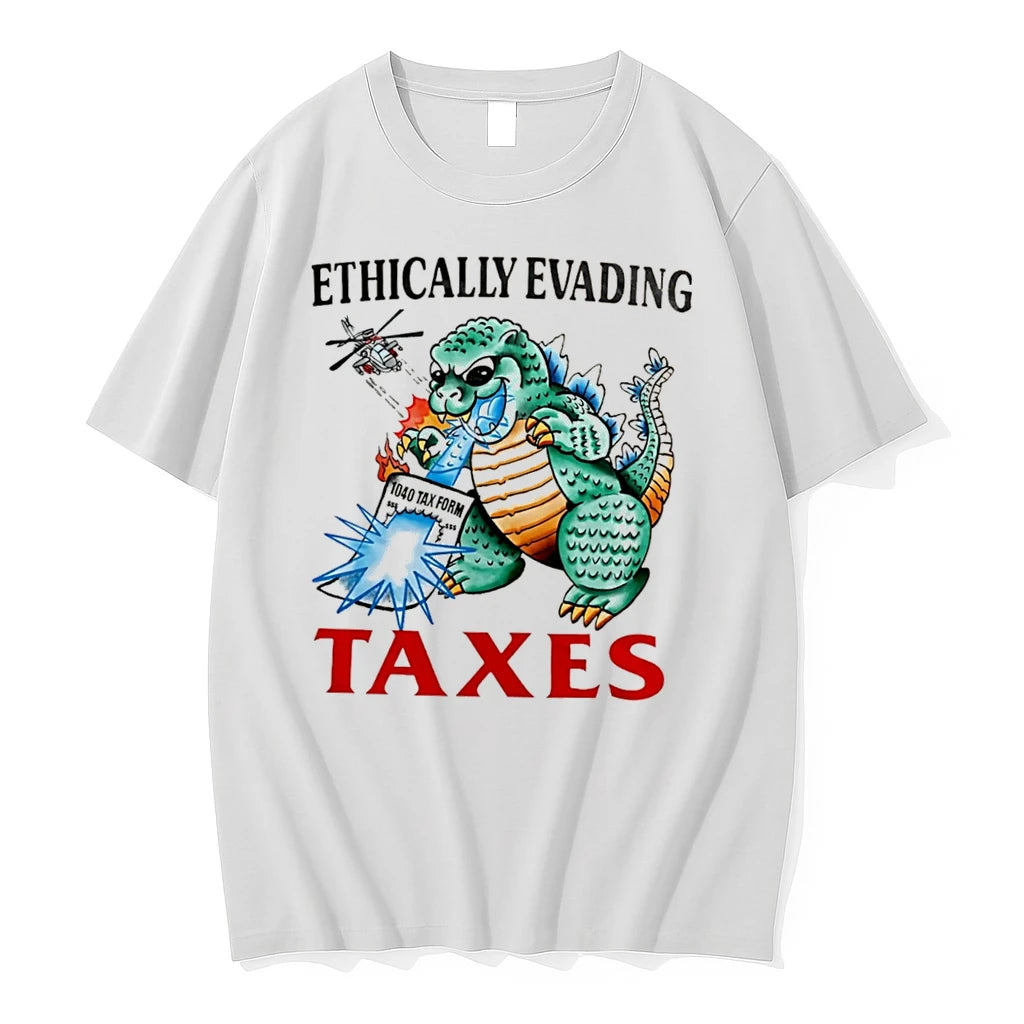 Officials Godzilla Ethically Evading Taxes 1040 Tax Form Tee Premium T Shirt
