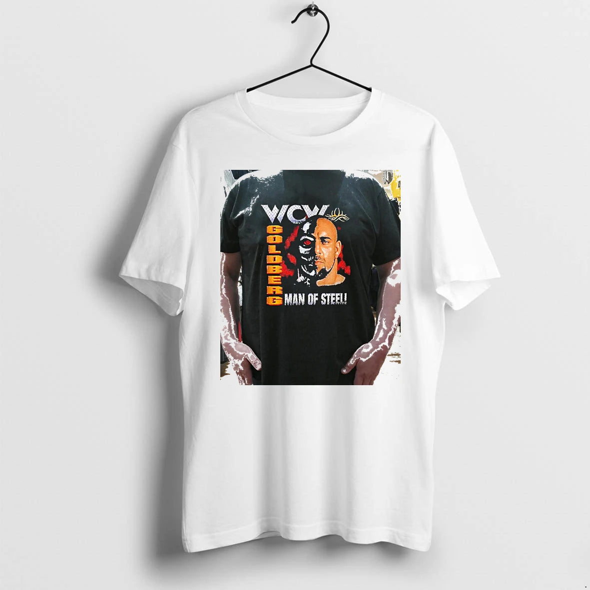 Officials Goldberg Wcw Man Of Steel Wrestling Premium T Shirt