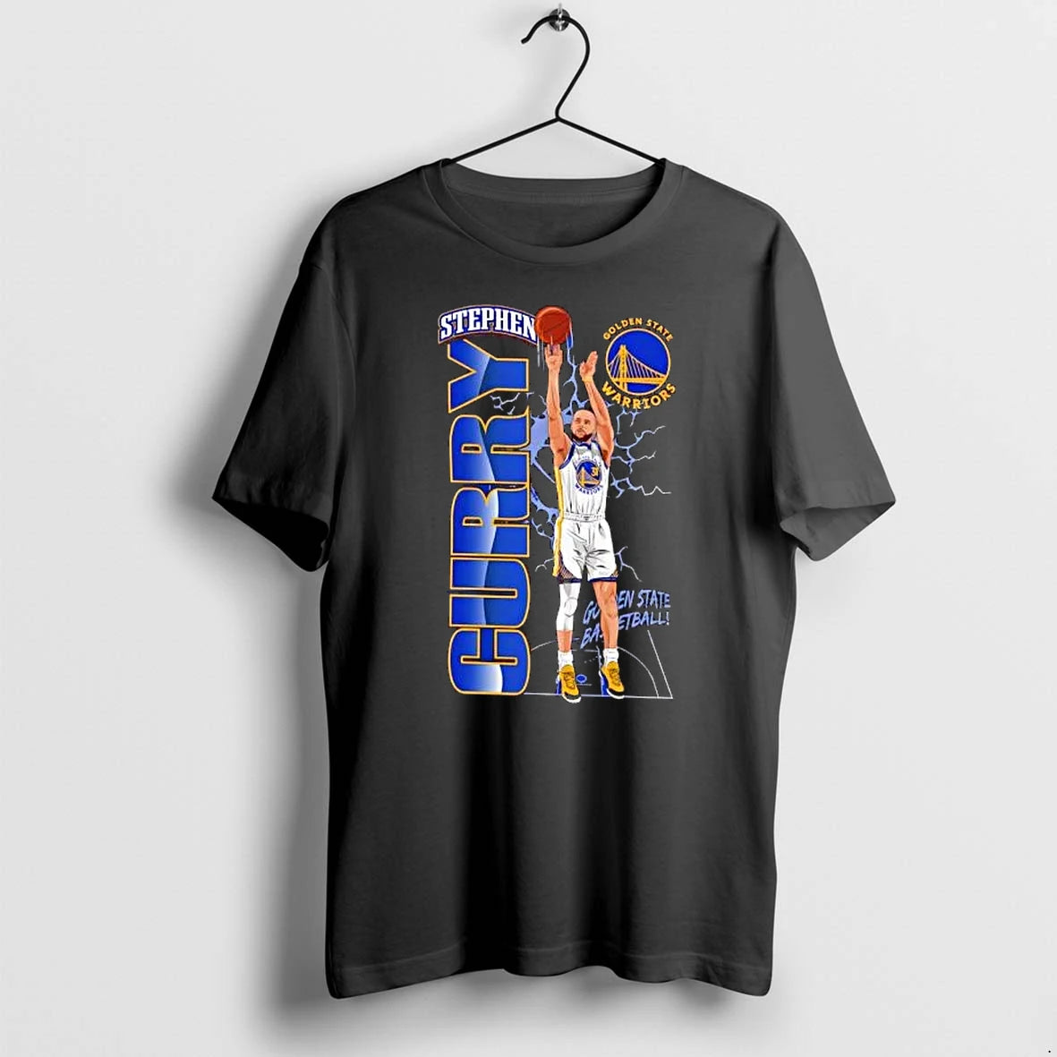 Officials Golden State Warriors Stephen Curry Outerstuff Height Premium T Shirt
