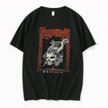 Officials Gorguts Obscura Album Skull Lyre Black T Shirt Sweater