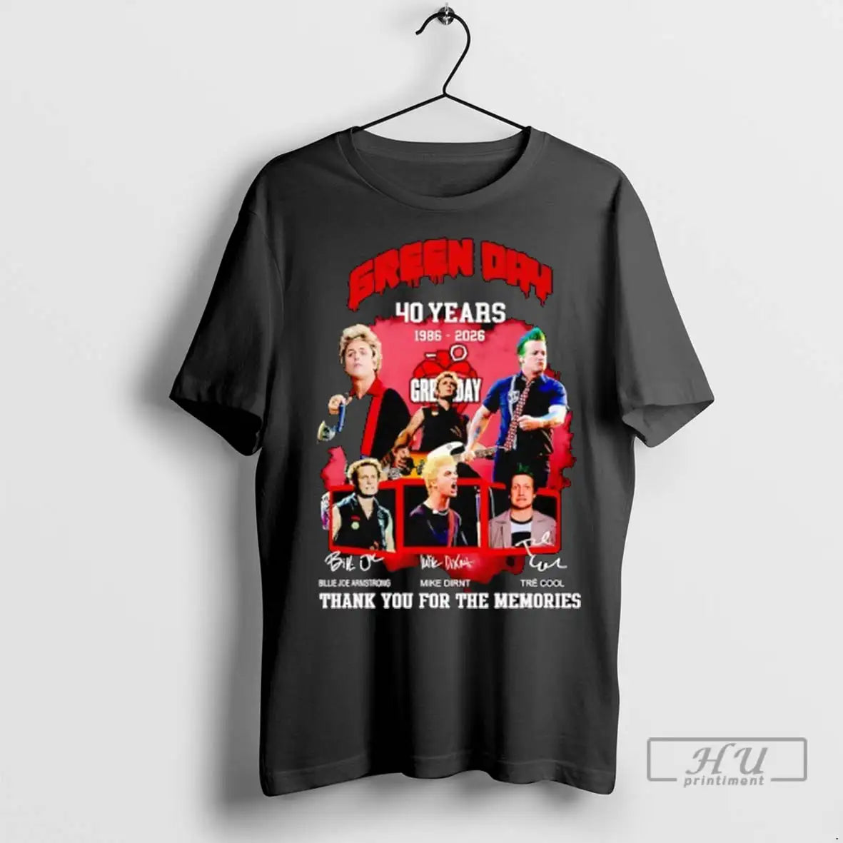 Officials Green Day 40 Years 1986 2026 Armstrong Dirnt Cool Thank You For The Memories