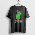 Officials Grinch Hand Peace Sign Philly Black T Shirt Sweater