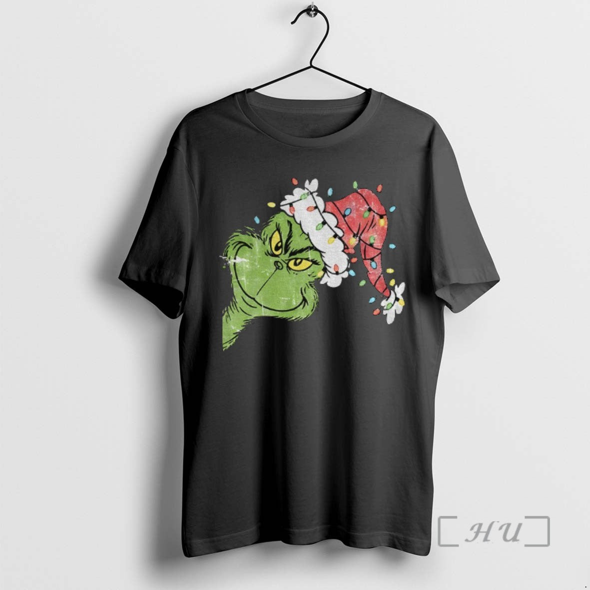 Officials Grinch Santa Hat Merry Christmas 2025 Tee Shirt Sweater