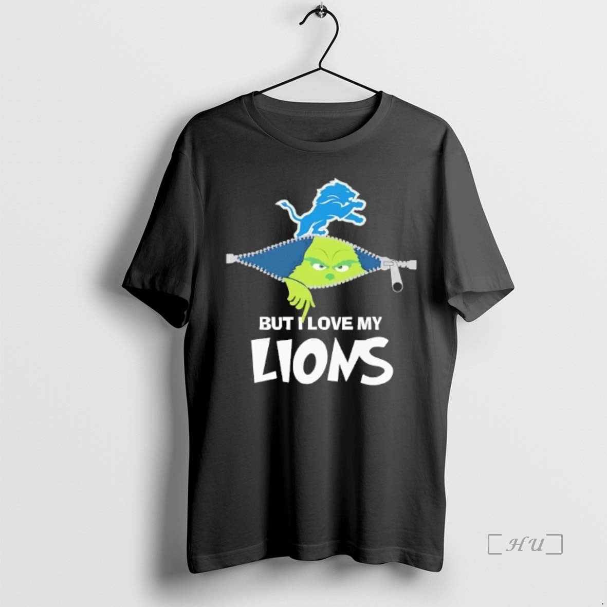 Officials Grinch But I Love My Detroit Lions T Shirt Sweater