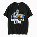 Officials Grinding Life Knight With Angle Grinder Sword T Shirt Sweater