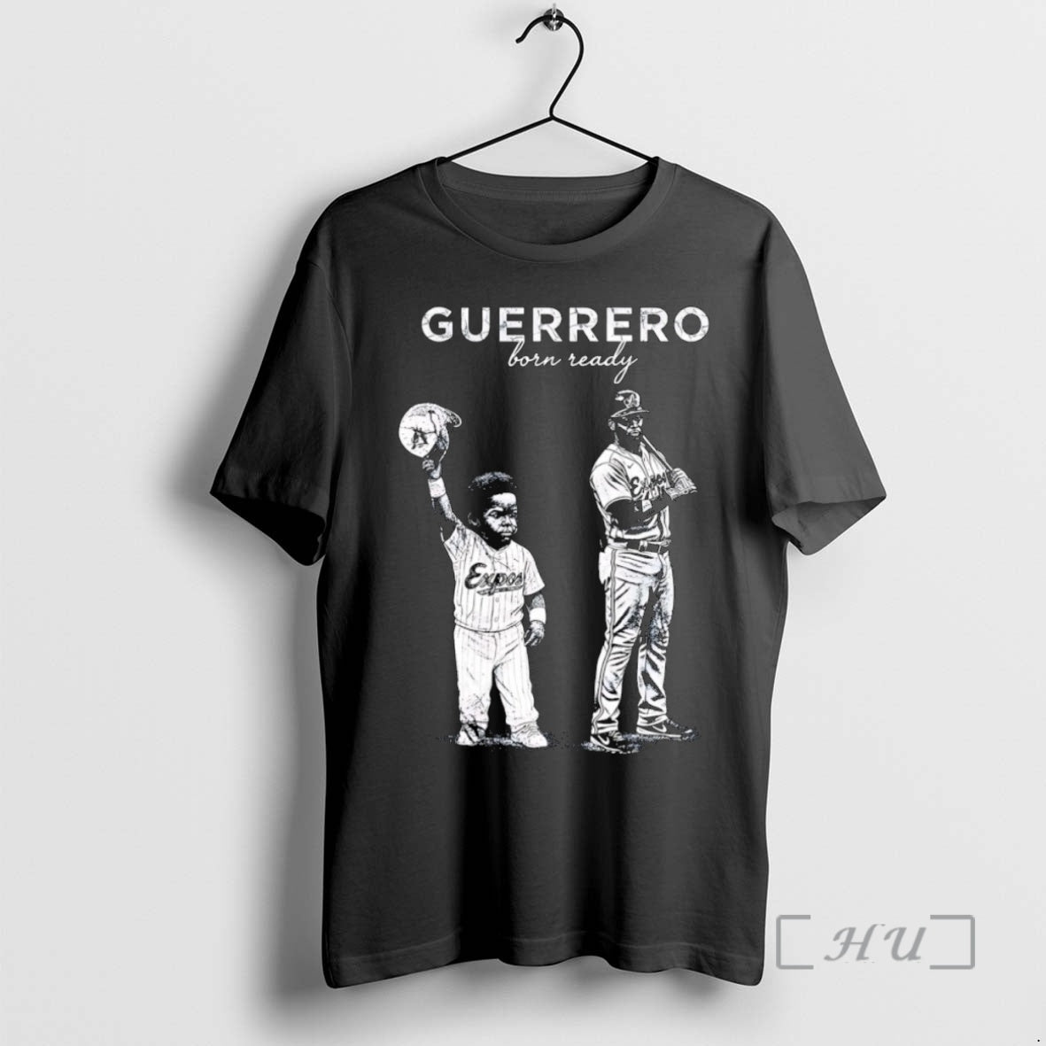Officials Guerrero Born Ready Toronto Blue Jays Baseball Portrait Signature T Shirt Sweater