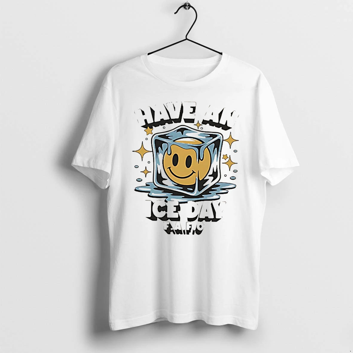 Officials Have An Ice Day Fafo Smiley Face Sarcastic Tee Premium T Shirt