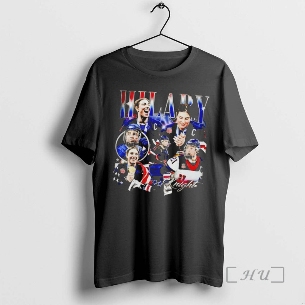 Officials Hilary Knight Bootleg Women Team Usa Hockey Player Champions Graphic Premium T Shirts Sweater