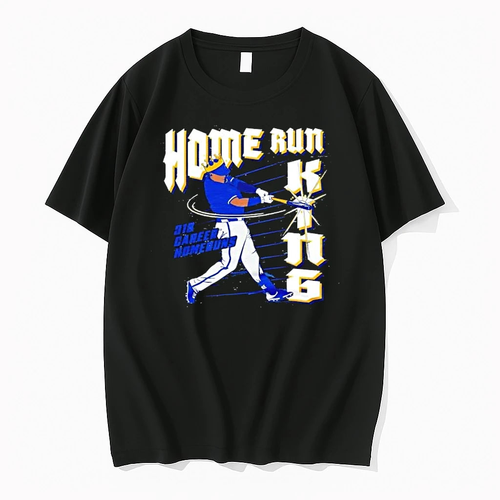Officials Home Run King 318 Career Homeruns Baseball Player Premium T Shirt