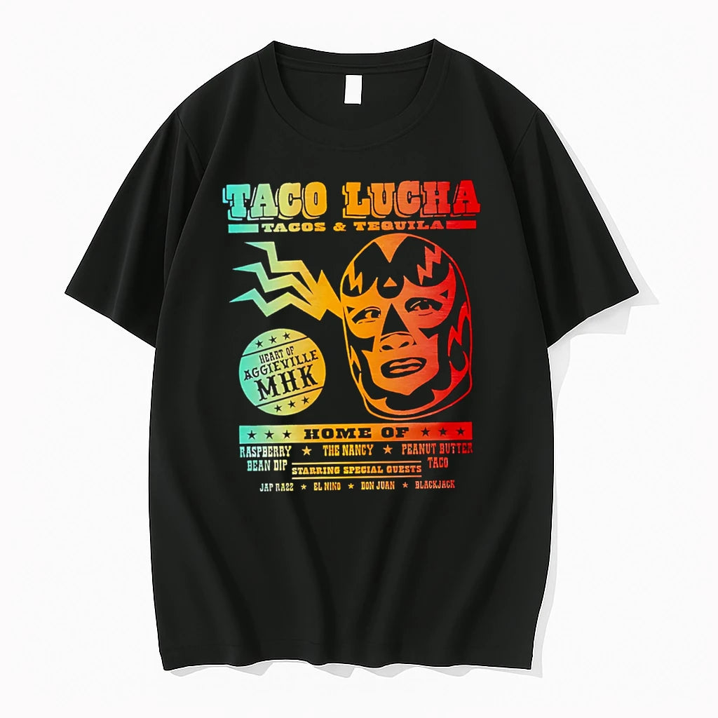 Officials Home Of Taco Lucha Vintage Premium T Shirt