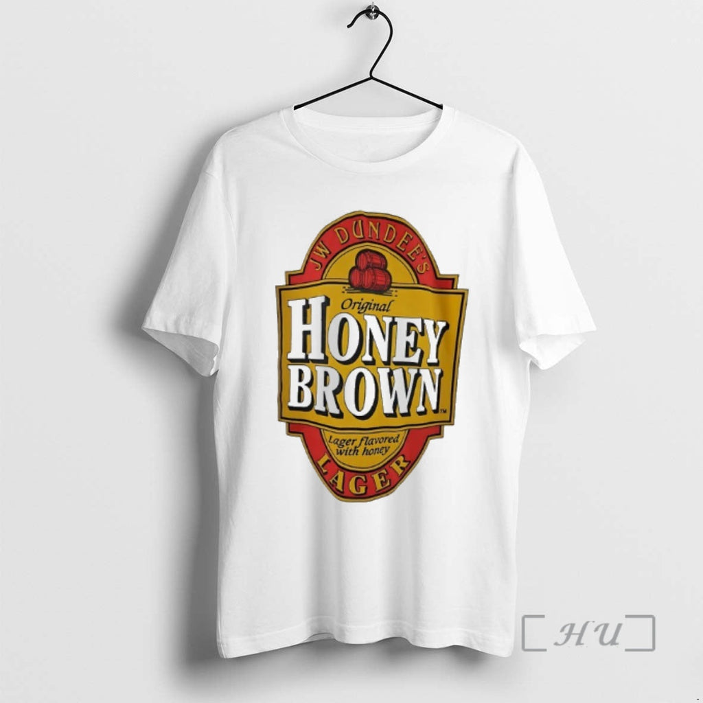 Officials Honey Brown Jw Dundees Lager Beer Logo