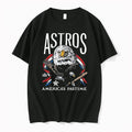 Officials Houston Astros Americas Pastime Tri Blend Black T Shirt Sweater