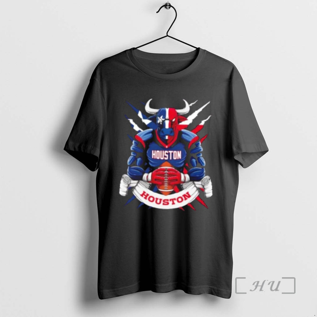 Officials Houston Texans War Football Mascot Tee Shirt Sweater