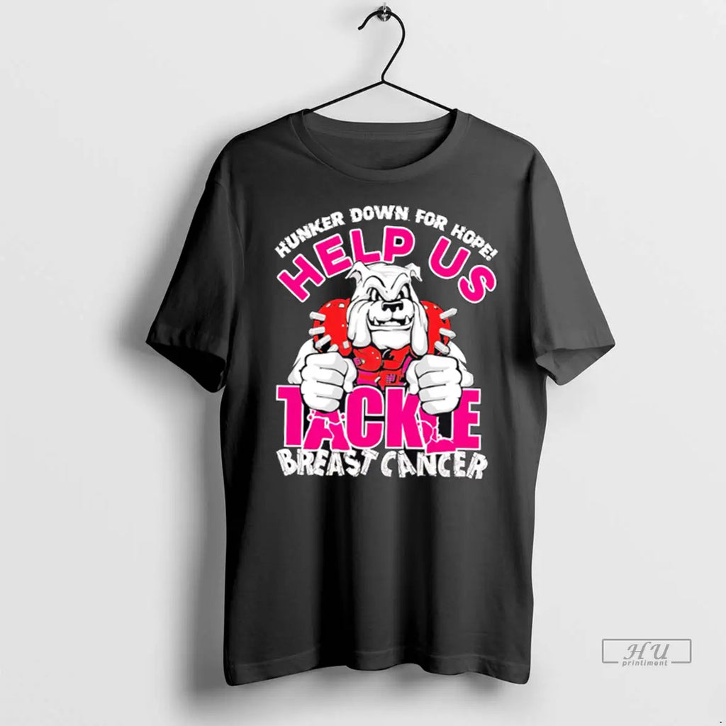 Officials Hunker Down For Hope Help Us Tackle Breast Cancer T Shirts