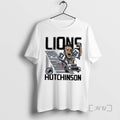 Officials Hutchinson Detroit Lions Signature Player Logo Tee Shirt Sweater