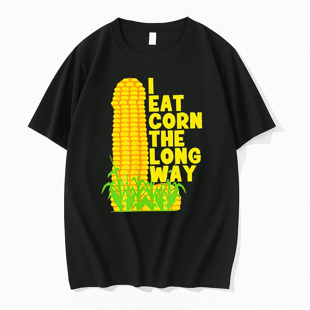 Officials I Eat Corn The Long Way Corn Premium T Shirt
