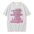 Officials I Support Small Businesses And Large Breasts White Premium T Shirt