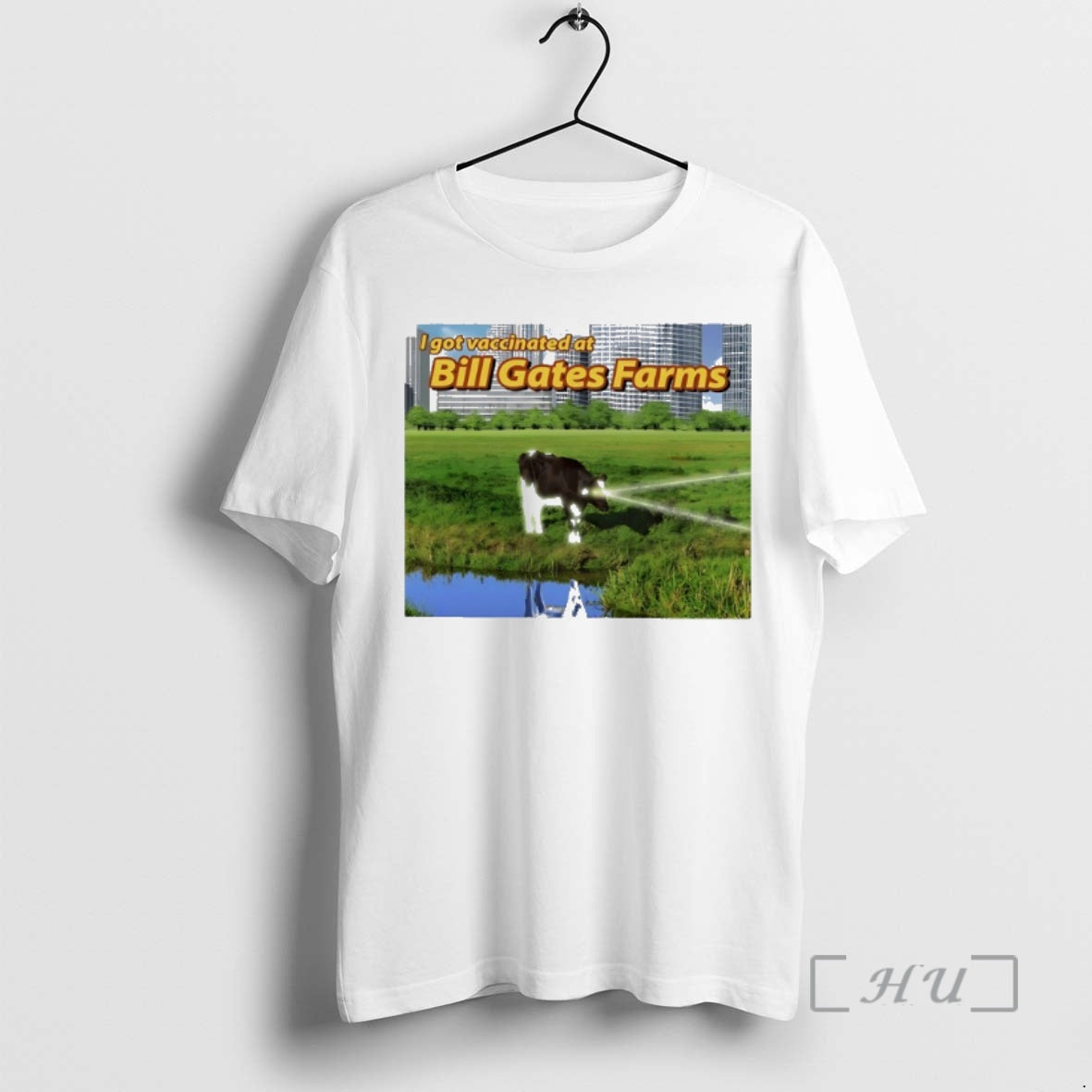 Officials I Got Vaccinated At Bill Gates Farms Vaccination Souvenir T Shirt Sweater