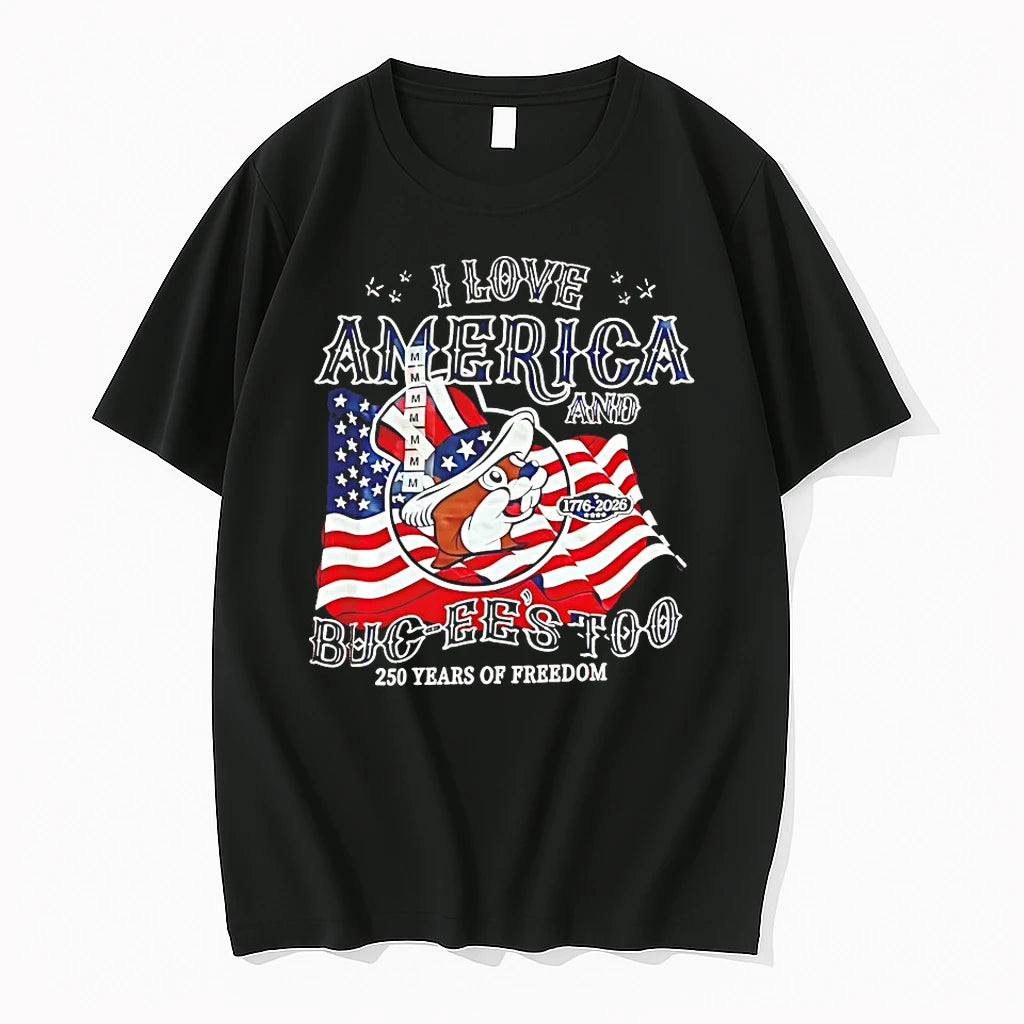 Officials I Love America And Buc Ees Too 250 Years Of Freedom T Shirt Sweater