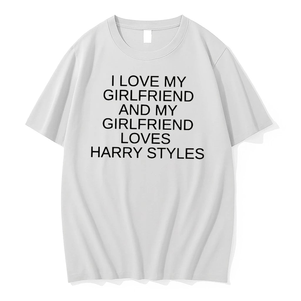 Officials I Love My Girlfriend And My Girlfriend Loves Harry Tee T Shirt Sweater