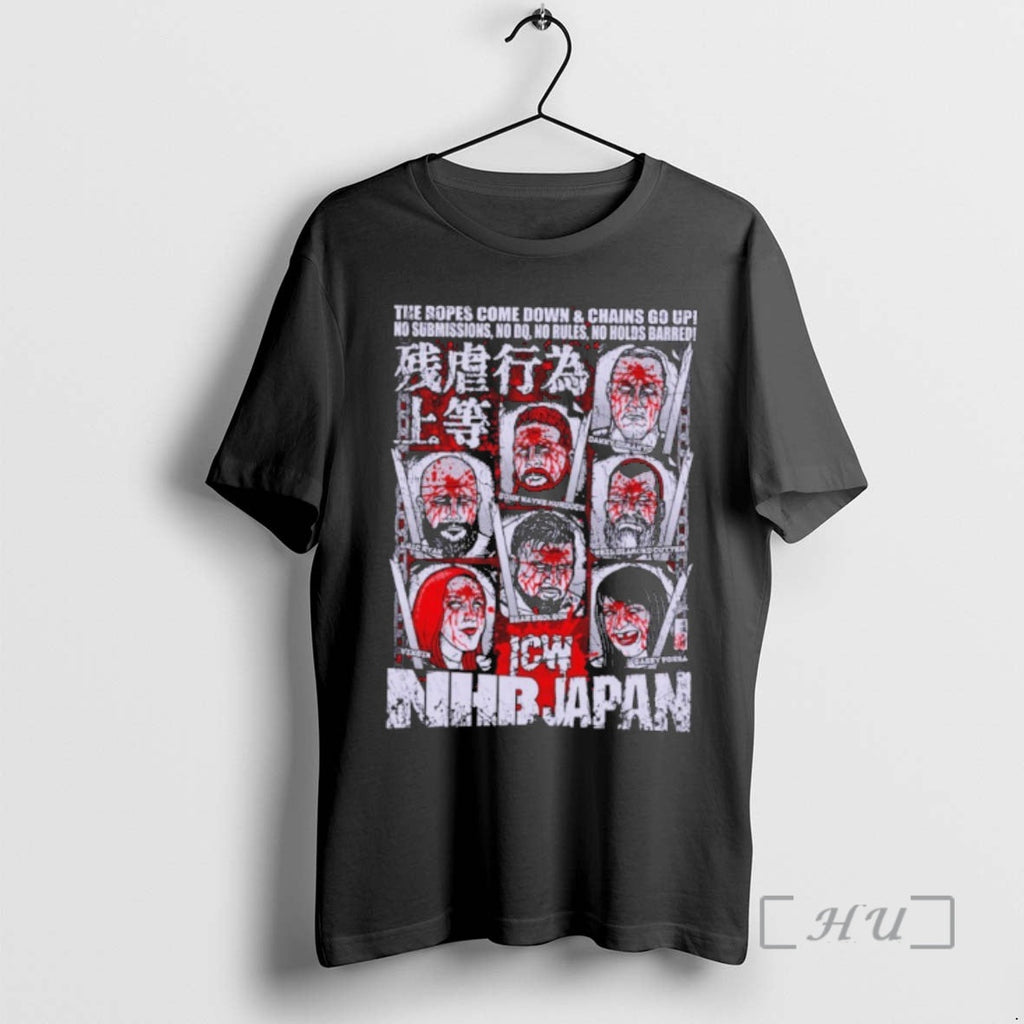Officials Icw Nhb Japan The Ropes Come Down Chains Go Up Premium T Shirts Sweater