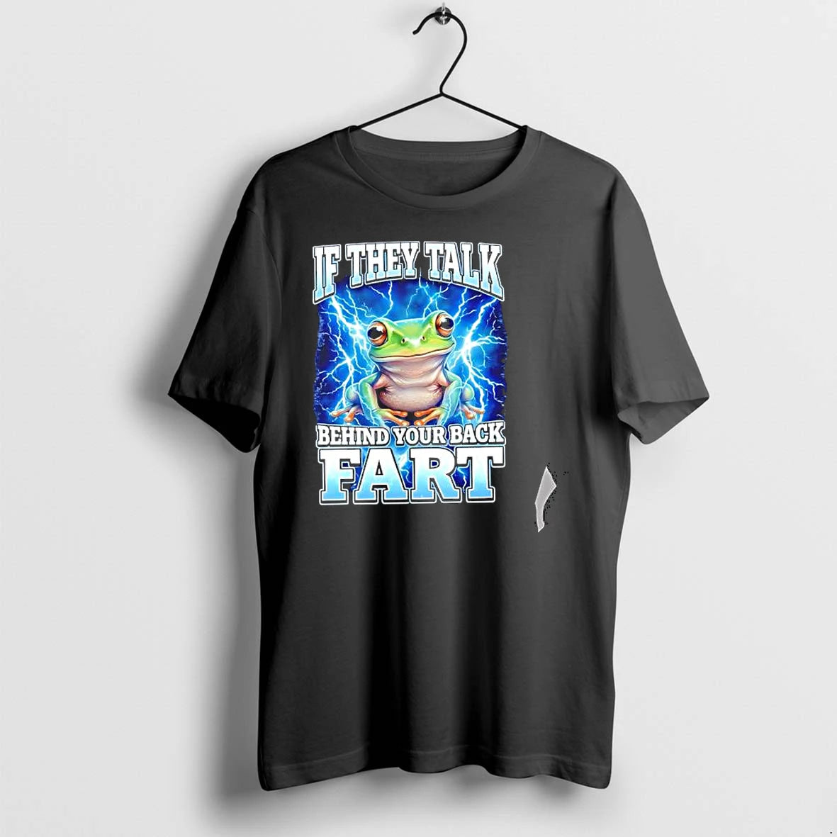 Officials If They Talk Behind Your Back Fart Frog Meme Premium T Shirt
