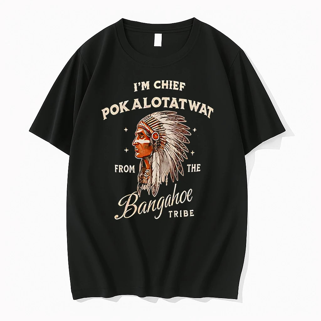 Officials Im Chief Pok Alotatwat From The Bangahoe Tribe Native American T Shirt Sweater