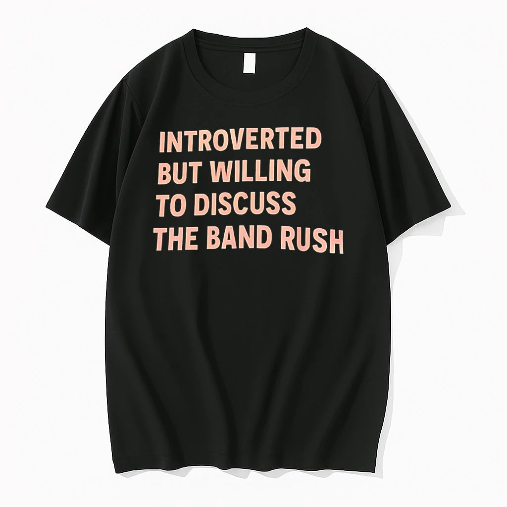 Officials Introverted But Willing To Discuss The Band Rush T Shirt Sweater