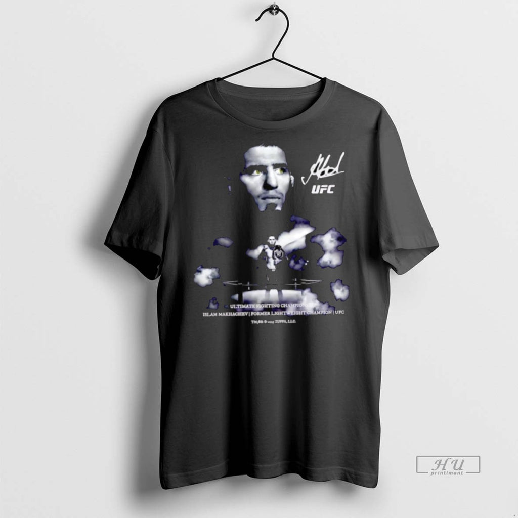Officials Islam Makhachev Ufc 322 Staredown Signature Graphic Premium Tee Shirt Sweater