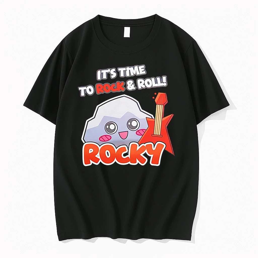 Officials It Is Time To Rock And Roll Rocky Rock With Guitar T Shirt Sweater