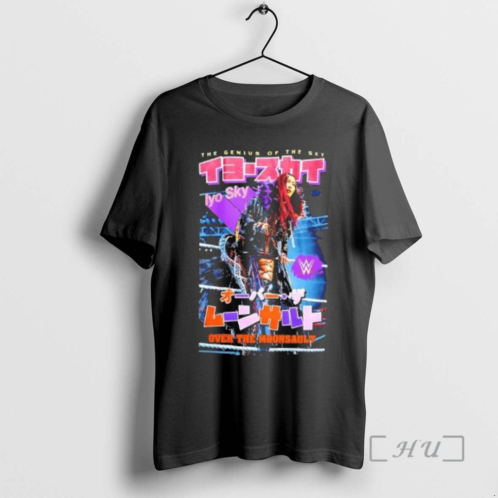 Officials Iyo Sky The Genius Of The Sky Over The Moonsault Tee Premium T Shirts