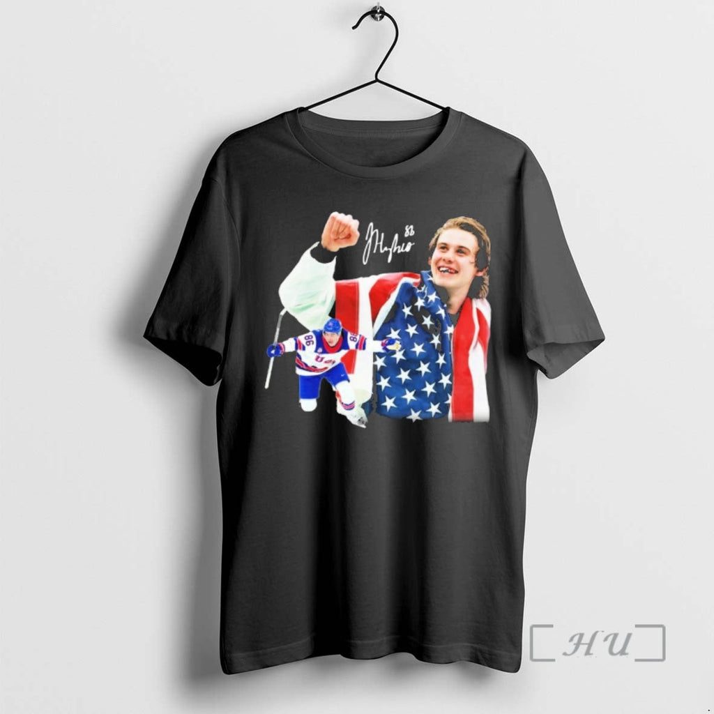 Officials Jack Hughes Men Hockey Usa Signature 1