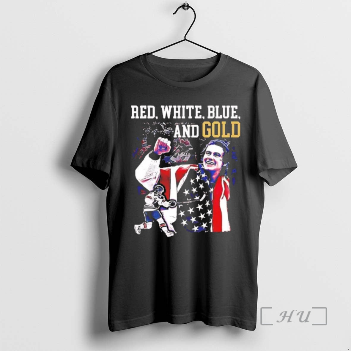 Officials Jack Hughes Red White Blue And Gold