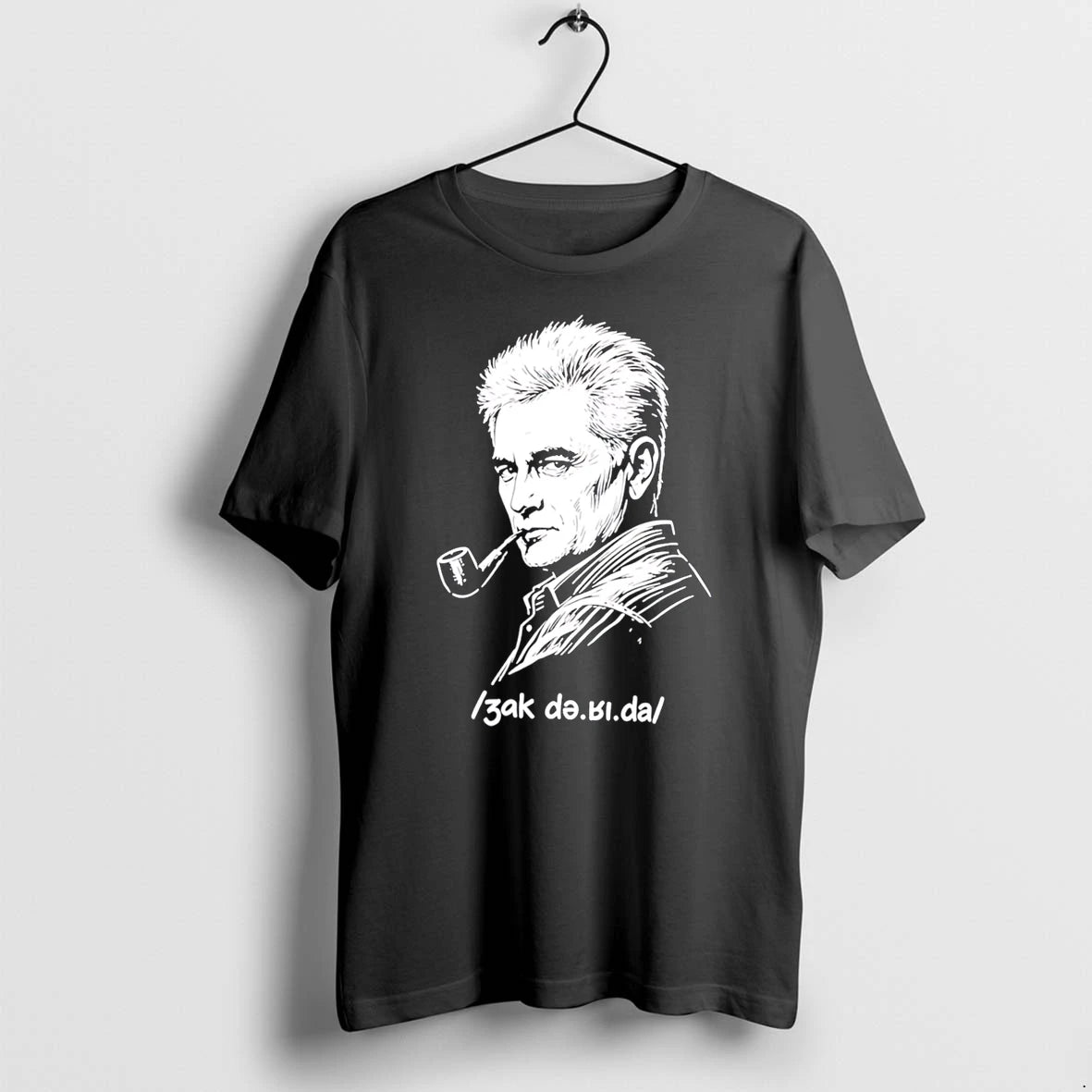 Officials Jacques Derrida Zak Debida Philosophy Tee Premium T Shirt