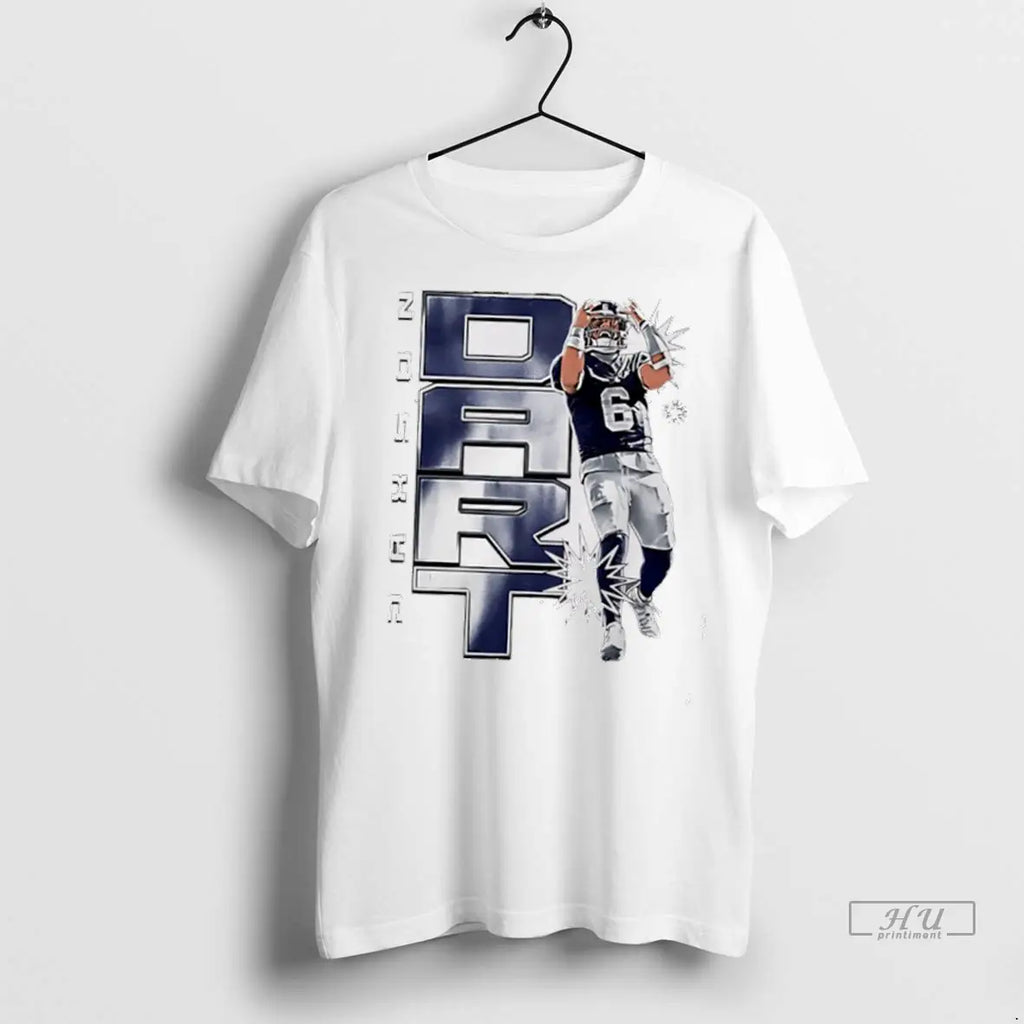 Officials Jaxson Dart New York G Vertical T Shirts