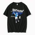 Officials Jaxson Dart Number 6 Quarterback Throwing Football Brush Line Art Mens