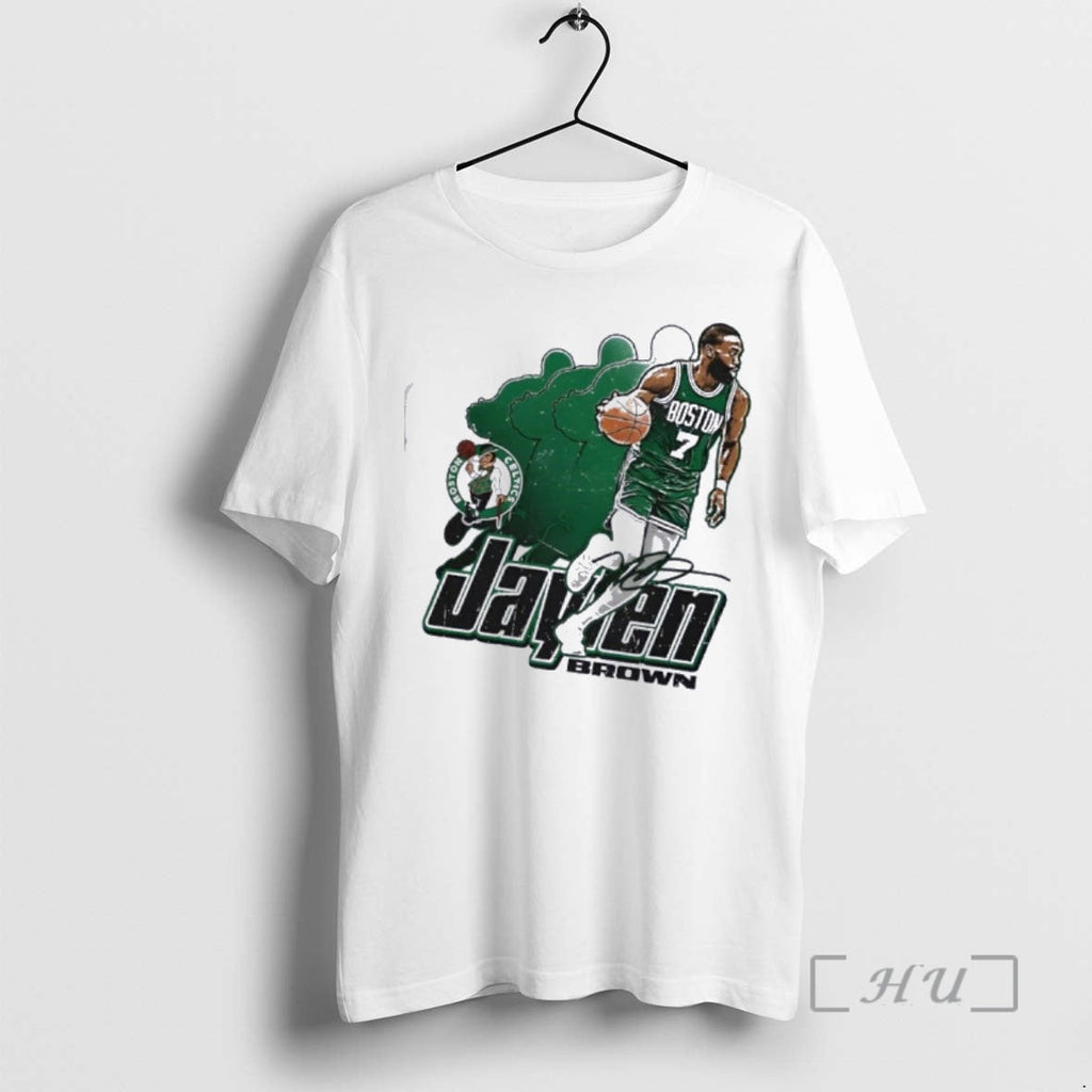 Officials Jaylen Brown 7 Boston Celtics Basketball Retro Signature