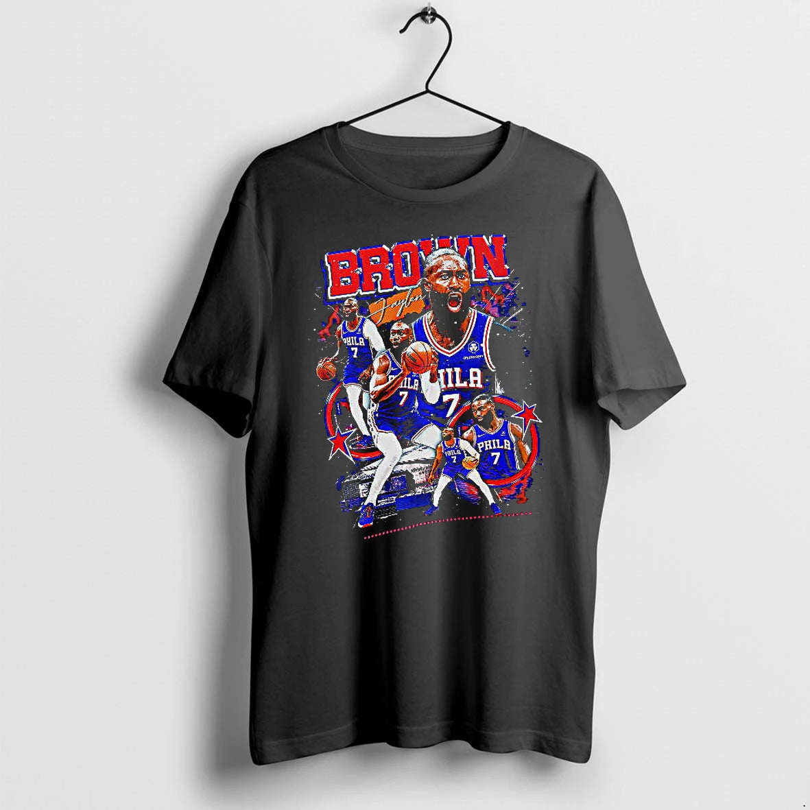 Officials Jaylen Brown Philadelphia 76ers Brown Jaylen Phila 7 Xfinity Arena Premium T Shirt