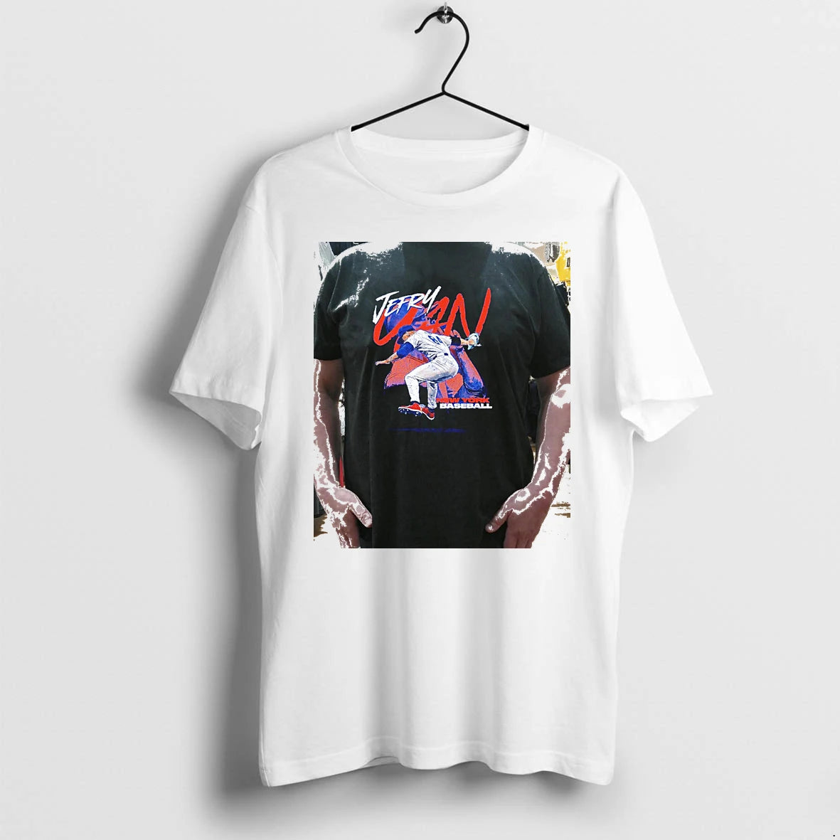 Officials Jefry Yan New York Mets Stikeout Jump Premium T Shirt