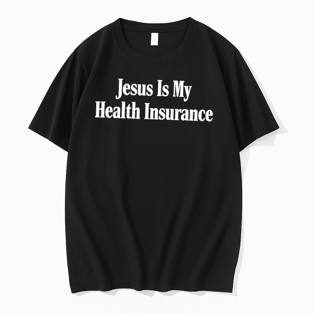 Officials Jesus Is My Health Insurance The Onion Satire Tee Premium T Shirt