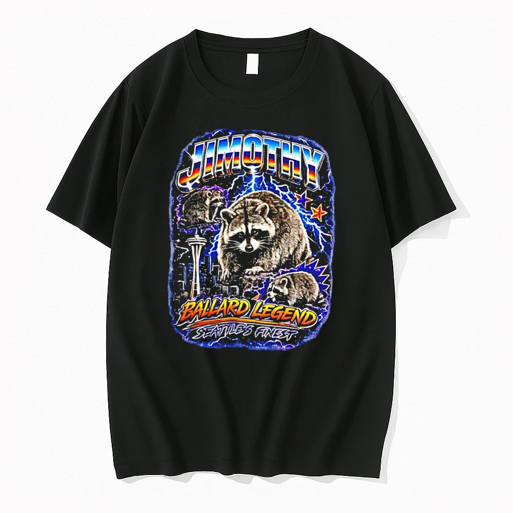 Officials Jimothy Ballard Legend Seattles Finest Raccoon Tee Premium T Shirt