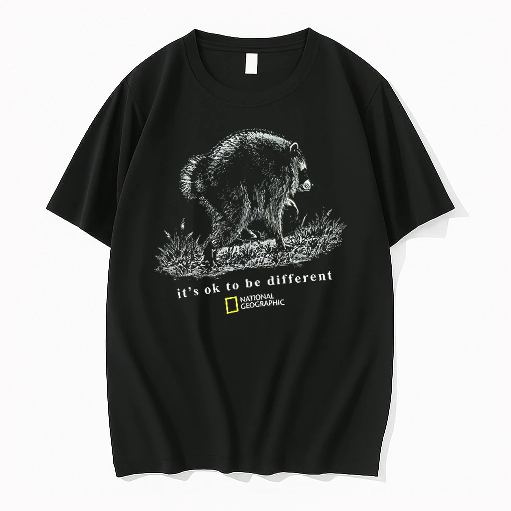 Officials Jimothy Raccoon National Geographic Its Ok To Be Different Premium T Shirt