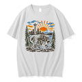 Officials Jimothy Raccoon Seattle Skyline Sunset Space Needle Tee Premium T Shirt