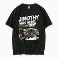 Officials Jimothy Was Here Raccoon Trash Only Funny Animal Premium T Shirt