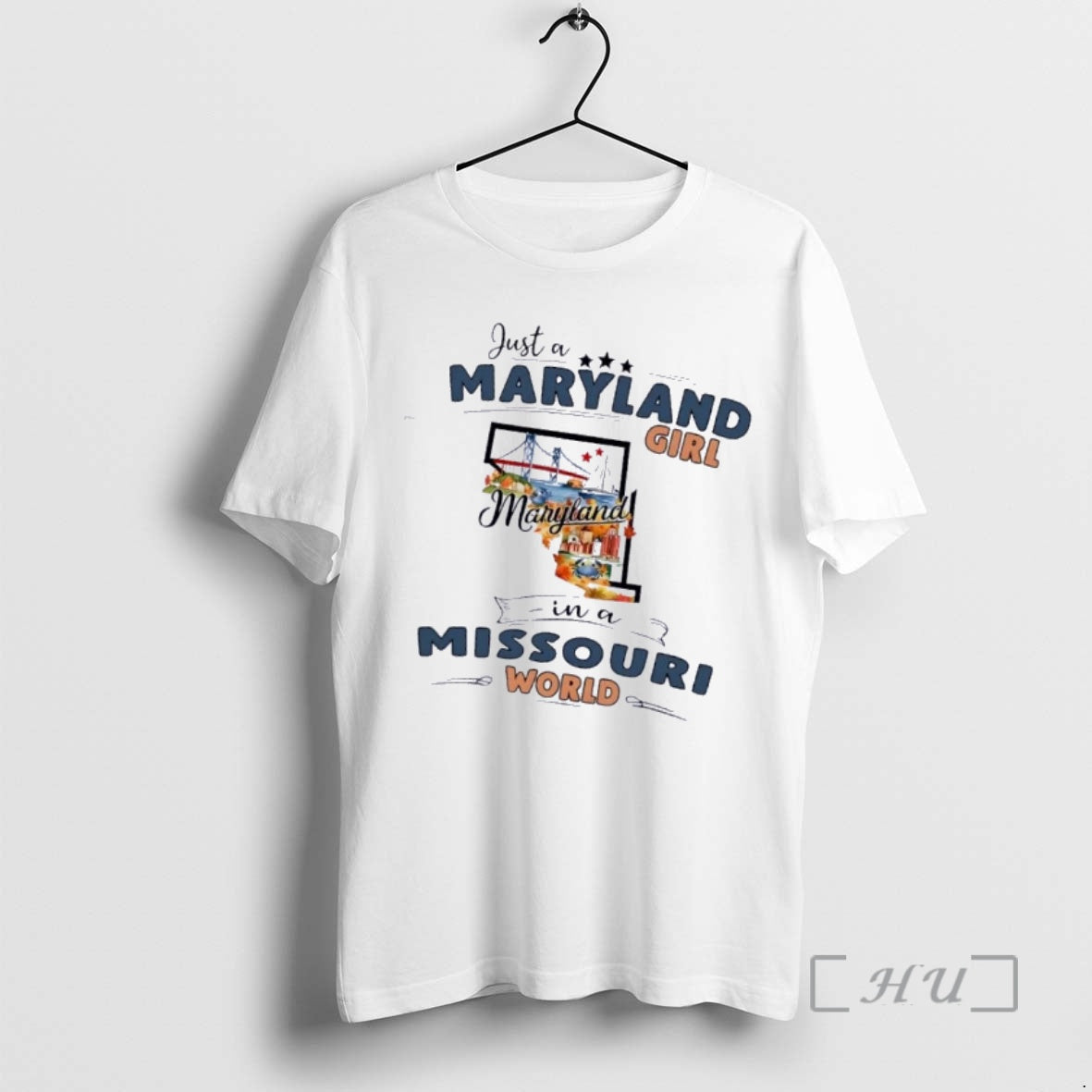 Officials Just A Maryland Girl Girl In A Missouri World Map Premium T Shirts Sweater
