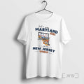 Officials Just A Maryland Girl Girl In A New Jersey World Map Premium T Shirts