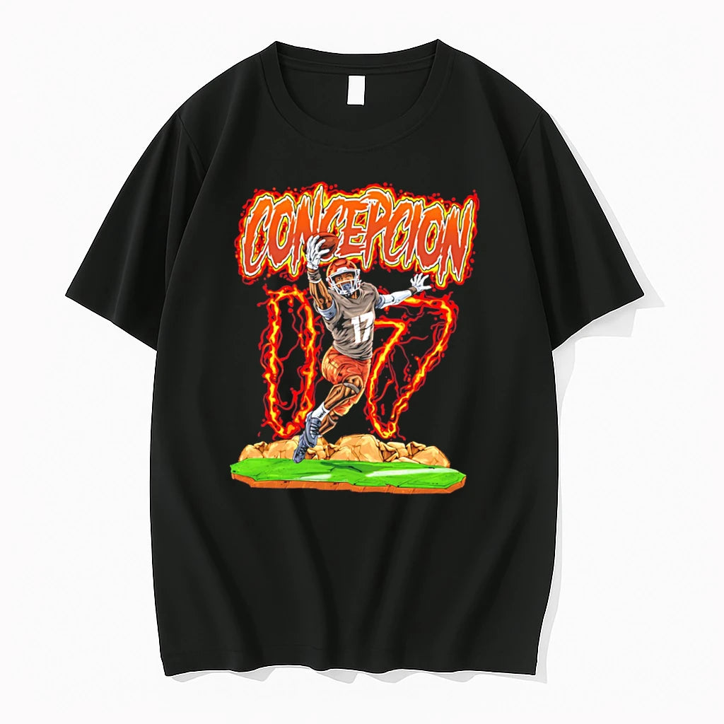 Officials Kc Concepcion Cleveland Browns Hand Drawn Artwork Tee T Shirt Sweater