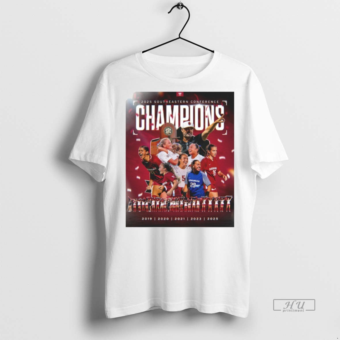 Officials Kc3aczvg Razorback Soccer 2025 Southeastern Conference Champions 2019 2025a Tee Shirt Sweater